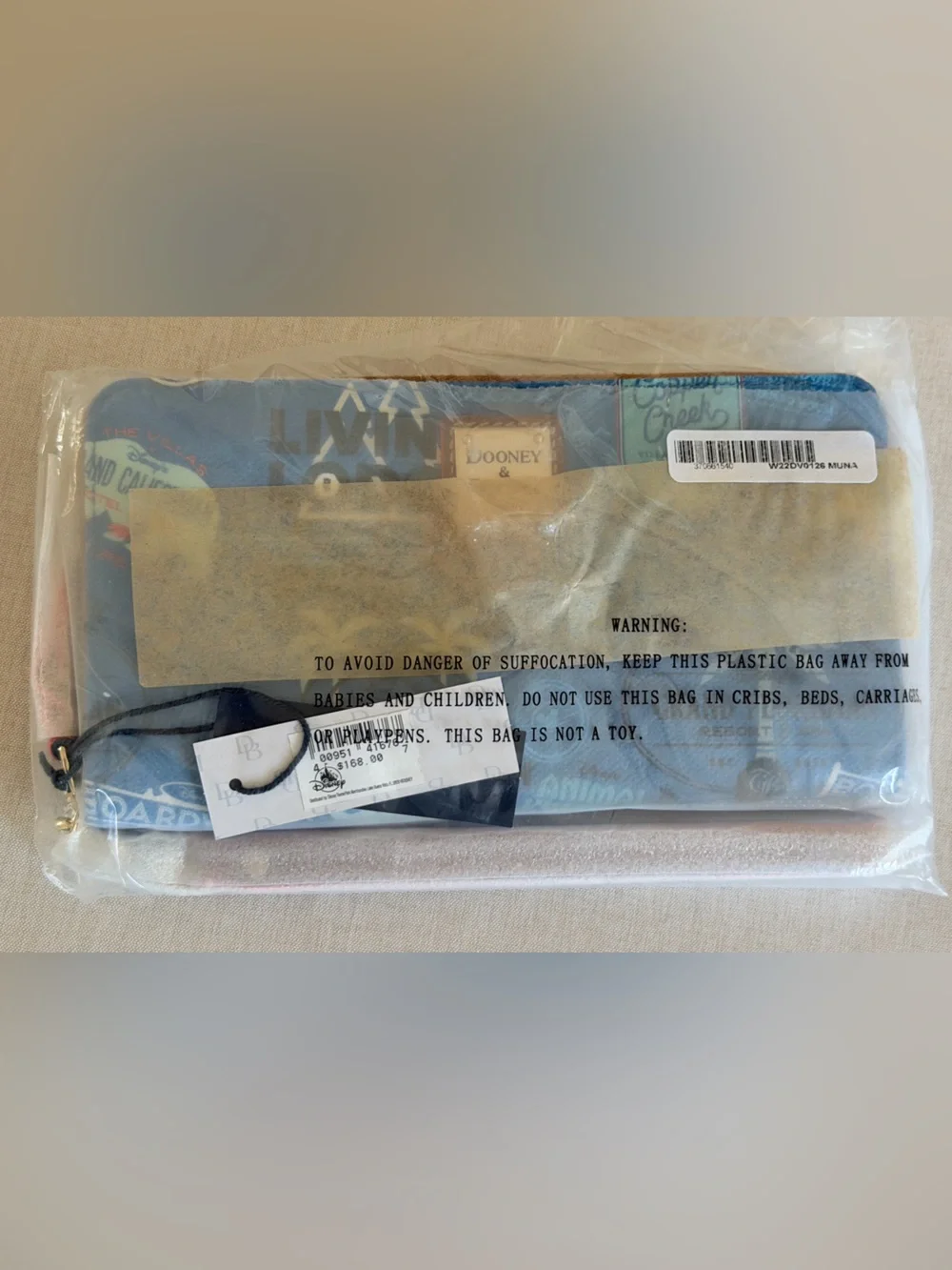 NWT Disney Vacation Club Resorts Dooney & Bourke Wristlet Wallet